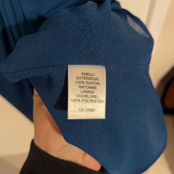 Banana Republic Blue V-Neck Dress - Picture 7 of 7